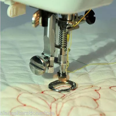 Embroidery Darning Free Arm Foot - Brother Janome Toyota Singer Sewing Machines • £7.95