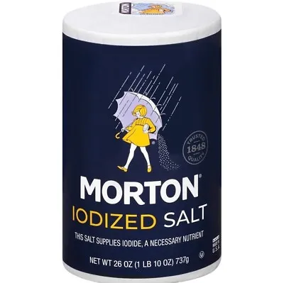 Morton Salt Regular Salt - 26 Oz Fast Free Shipping • $8.91