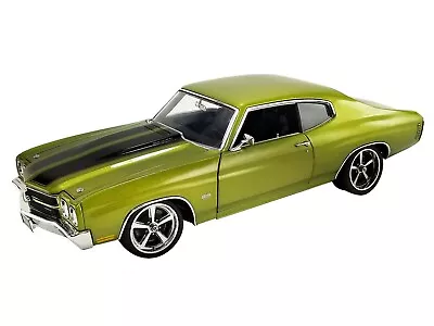 1970 Chevrolet Chevelle Ss Restomod Citrus Green 1/18 Diecast By Acme A1805525 • $139.95