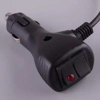 12V Car Cigarette Lighter Cable Adapter Plug On Off Trigger Momentary Switch • £11.29