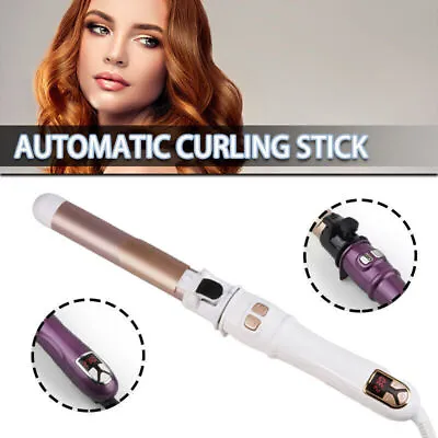 Rotating Electric Curling Iron Automatic Hair Curler Big Waves Hairdressing UK. • £21.49