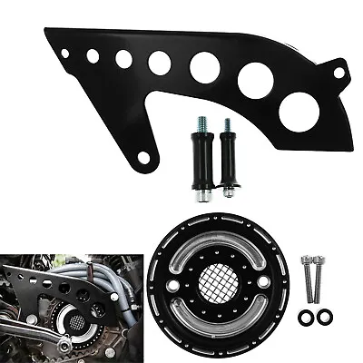 $39.99 • Buy Countershaft Front Pulley Guard + Pulley Cover Fit For Harley Sportster XL 04-20