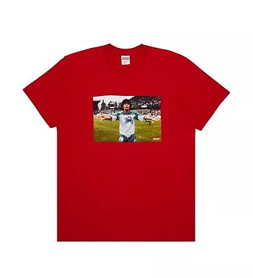 Supreme Maradona Tee T-Shirt Size XXL Red SS24 Brand New 2024. Rare! • $79.99