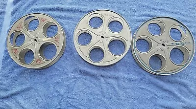  2X Goldberg Brothers 35mm 10 Inch Vintage Steel Film Reel Hollywood. Lot Of 3 • $19.99