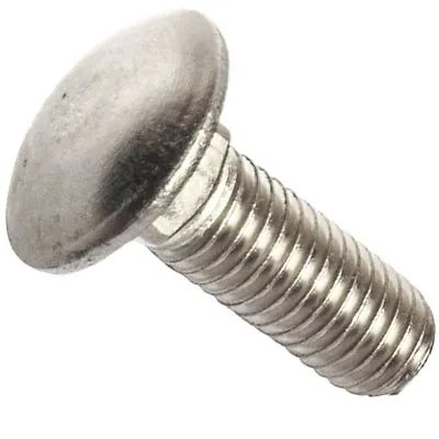 5/16-18 X 3/4  Carriage Bolts Stainless Steel 18-8 Round Head Qty 10 • $9.69