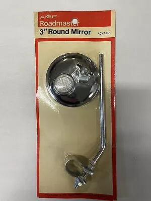 VINTAGE BICYCLE 3  MIRROR  With REFLECTOR AMF Roadmaster JAPAN • $24.98