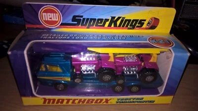 Matchbox Superkings K-21 Tractor Transporter Die Cast Boxed Rare Classic • £33.30