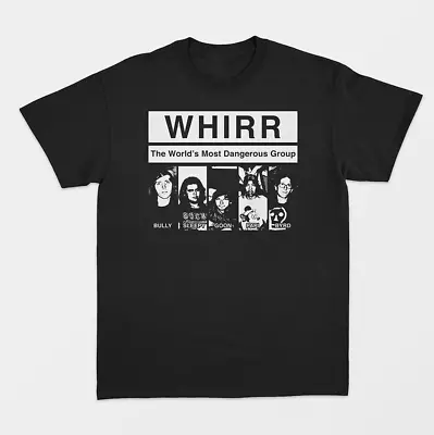 Vtg Whirr Band Members Cotton Heavy Black All Size Unisex Shirt AA1276 • $18.28