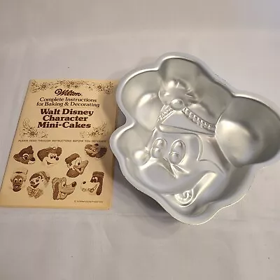 1976 Vintage Wilton Mickey Mouse Cake Pan Walt Disney Productions 515-329 • $18.99