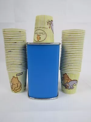 VTG Dixie 5oz 3oz Pop Up Cup Dispenser 54 Winnie The Pooh Disney 5 Oz Cups • $35