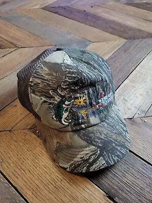 K Products Hat Prarieland Fert. Ag Cap Illinois Camo Fishing VTG USA H7-11  • $13.75