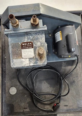 $499.99 • Buy Welch Duo-seal Vacuum Pump 1402 And Dayton Motor-parts Only-as Is