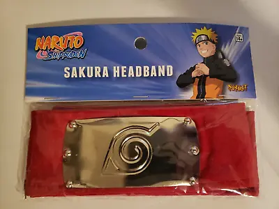 Naruto Shippuden Sakura Headband Red Spirit Halloween Costume Cosplay New Sealed • $17.99