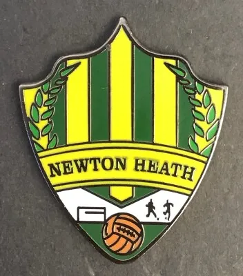 Newton Heath Man United Original Crest Shiled Souvenir Football Enamel Pin Badge • £6