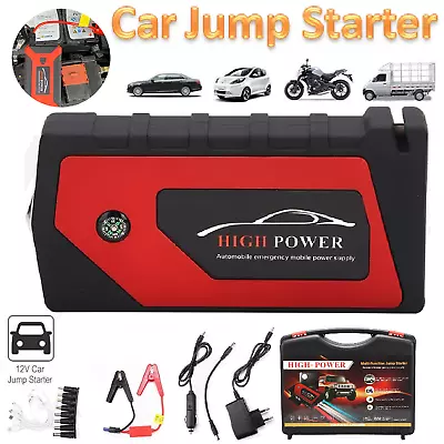 18000mah Car Jump Starter Battery Jumper 12V Booster Power Bank Kit Vehicles • $92.99