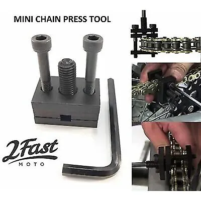 Mini Chain Press Tool For Dirtbike ATV  Motorcycle - 520 - 530 Chain 08-0070 • $10.97