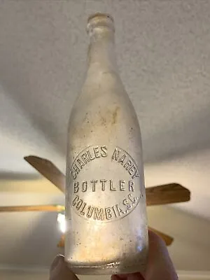 Charles Narey Bottler Slug Plated Emb. Soda Bottle Columbia SC South Carolina • $15