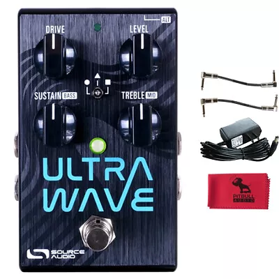 Source Audio SA250 Ultrawave Guitar Pedal W/ Power Supply Patch Cables & Cloth • $259