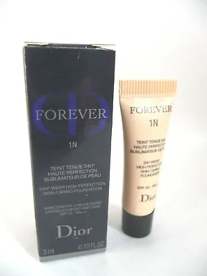 £4.95 • Buy Dior Diorskin Forever Makeup Foundation 1N 3ml BNIB SPF 35 24 Hour Wear Trial Sz