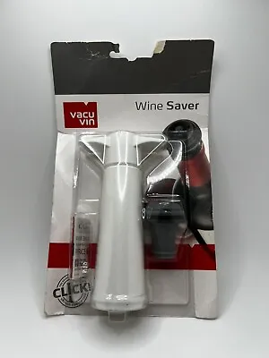 $9.99 • Buy Vacu Vin Vacuum Wine Saver Pump With Cork Wine Preserver Set