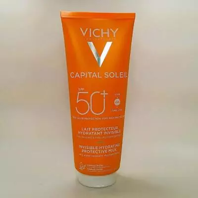 VICHY Capital Soleil SPF50 Protective Milk Hydrating 300ml *NEW* • $29.99