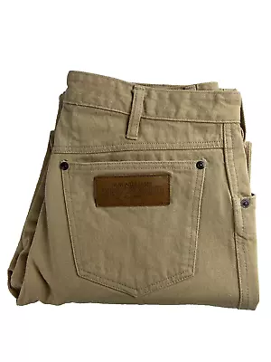 RM Williams Stockyard Men's Size W31 Beige Jeans Straight Leg Free Tracked • $44.95