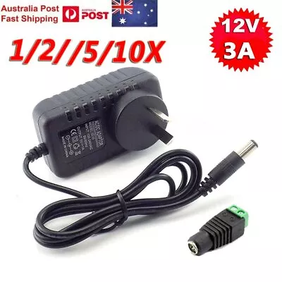 DC 12V 3A 36W Power Supply Charger Adapter For LED Strip Lights For CCTV Camera • $15.99