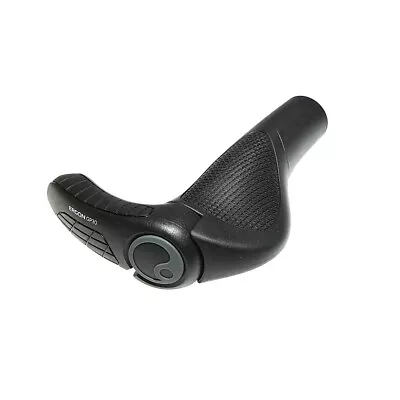 Ergon GP3(GP30) Bike Handlebar Grips Bike 3-Finger Bar Ends Small Or Large Black • $32.29