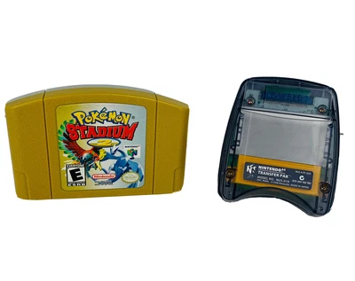 $94.99 • Buy Pokemon Stadium 2 With NIntendo 64 Transfer Pak - Both Tested & Both Work -Clean