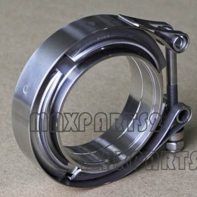$19.30 • Buy 1.5inch Stainless Steel V-Band Clamp SS 304 M/F Flange Exhaust Downpipe Vband 