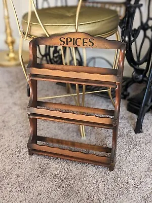 Beautiful Vintage Wood Spice Rack - Spices • $55