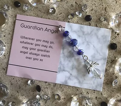 £3.10 • Buy Hanging Crystal Guardian Angel (Sept Birthstone) Christmas Stocking Filler Gift