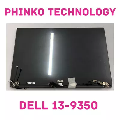 NEW 13  FHD 1920x1080 Dell XPS 13 9350 9360 LCD Screen Assembly Non-Touch • $380