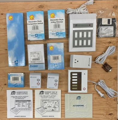 $19.99 • Buy X10 Powerhouse & Sundowner Home Controllers, 2 Remotes, 3 Switches Etc.