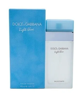 Light Blue Dolce & Gabbana 3.3 EDT Perfume For Women ~ New In Box & SEALED • £48.21