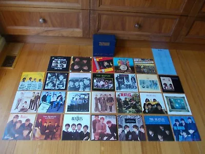 THE BEATLES -COMPLETE UK 7  SINGLES COLLECTION - 26 X UK 7 S +BONUS ORIGINAL BOX • $575