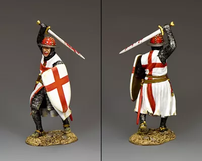 King & Country Medieval Knights & Saracens Mk190 Crusader Sergeant At Arms Mib • $50