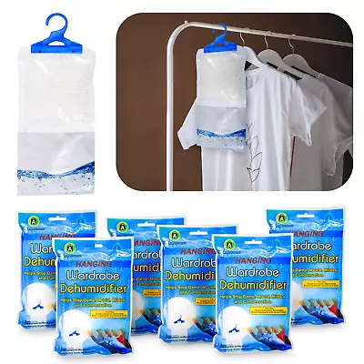 Hanging Wardrobe Dehumidifier X 1 - 24  Damp Mould Mildew Moisture Condensation • £14.99