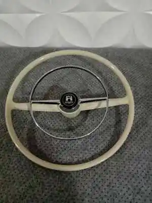 Volkswagen Bus Luxe Steering Wheel Ivory Type 1 2 Complete '67 Vintage New • $245