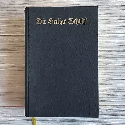 Die Heilige Schrift Vintage German Bible 1968 Cloth Hardcover Martin Luther • $30