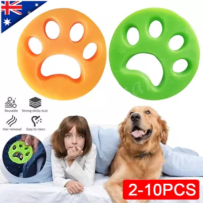 $6.99 • Buy 2-10PCS Pet Hair Fur Remover Hair Lint Catcher From Laundry Washing Machine