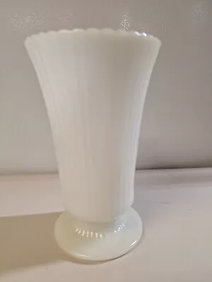 Vintage E.O. Brody Co. M5000 White Milk Glass Vase Cleveland Ohio • $18