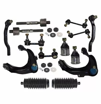 16 Pc Suspension Kit For Honda Accord 98-02 Control Arms Tie Rods Bellow Boots • $93.44