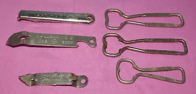 Lot Of 6 Vintage Beer Bottle Openers Kaier's Schmidt's Ballantine's Canada Dry • $6