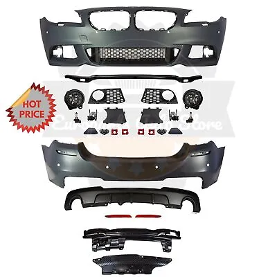 Bmw F10 Msport Style Front & Rear Performance Bumper For 11-13 Bmw F10 535 Pdc • $1098