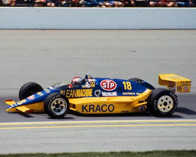 Michael Andretti 1986 #18 Kraco Indy 500 Car Racing On Track 8x10 Glossy Photo • $2.69