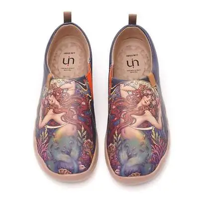 Women Size 5-12 UIN Slip On Shoes Canvas Comfortable  The Little Mermaid  • $35.99