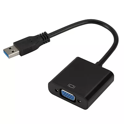 USB3.0 To VGA  USB To VGA External Video  VGA Converter For J4J3 • $16.87