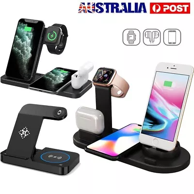 Foldable 3In1 Wireless Charger Dock Station For Samsung IPhone 14 IWatch Airpods • $31.99