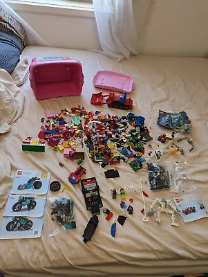 1kg LEGO Mixed Lot Bulk Lot - Box Bionicle McDonald's Batman Spiderman Car • $40